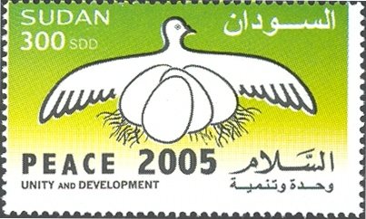 Peace Dove with eggs