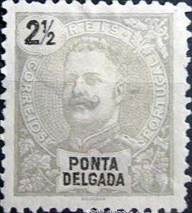 Stamp, King Carlos I., Portuguese Islands,  