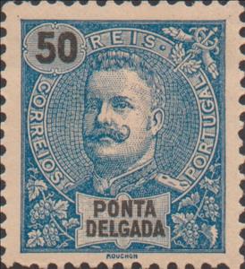 Stamp, King Carlos I., Portuguese Islands,  