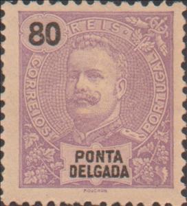 Stamp, King Carlos I., Portuguese Islands,  