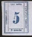 Stamp, Numeral 5, Hawaii,  