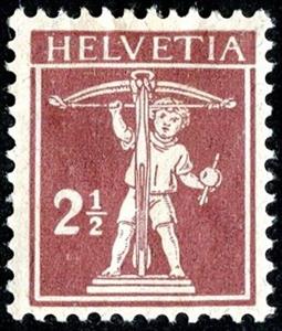 Stamp, Tell, Wilhelm, Switzerland,  , Weapons