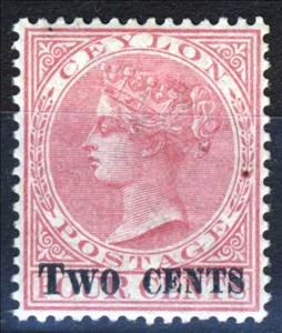 Stamp, Surcharged, Sri Lanka,  
