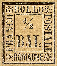 Stamp, Numeral, Italian States,  
