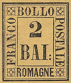 Stamp, Numeral, Italian States,  