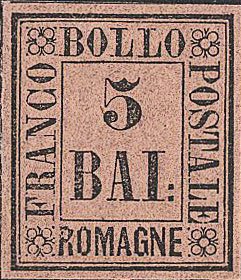Stamp, Numeral, Italian States,  