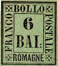 Stamp, Numeral, Italian States,  