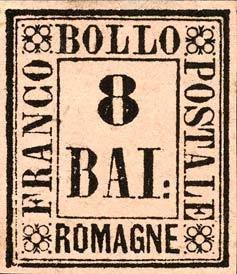 Stamp, Numeral, Italian States,  