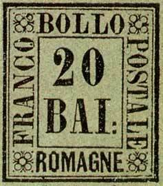Stamp, Numeral, Italian States,  