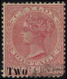 Stamp, Surcharged, Sri Lanka,  