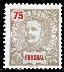 Stamp, King Carlos I., Portuguese Islands,  