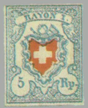 Coat of arms below post horn