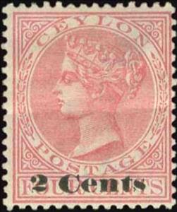 Stamp, Surcharged, Sri Lanka,  