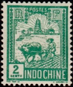 Plowman and tower of Confucius