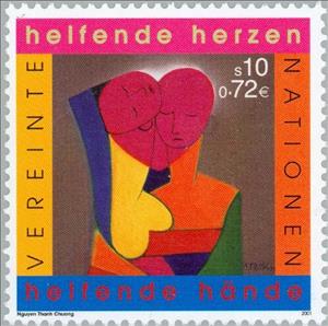 Stamp, Volunteers, UNO Vienna,  , Special Occasions