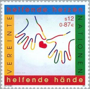 Stamp, Volunteers, UNO Vienna,  , Special Occasions