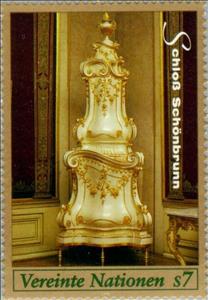 Stamp, Palace and Gardens Schönbrunn, Austria (World Heritage 1996), UNO Vienna,  , Palaces, Furniture, UNESCO World Heritage Sites