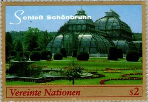 Stamp, Palace and Gardens Schönbrunn, Austria (World Heritage 1996), UNO Vienna,  , Gardens, Palaces, UNESCO World Heritage Sites