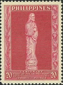 Stamp, Christ Statue by José Rizal, Philippines,  , Religion, Statues