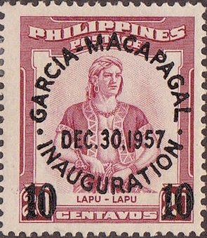 Stamp, Inauguration of Carlos P. Garcia (1896-1971), Philippines,  , Heads of State, Politicians