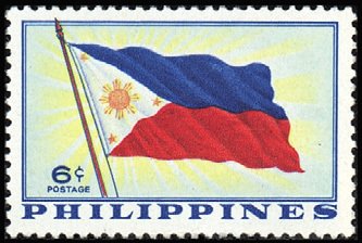 Stamp, Philippines flag, Philippines,  , Flags