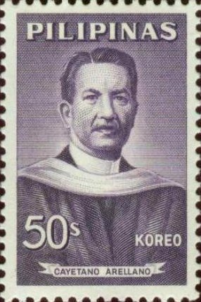 Stamp, Cayetano Arellano y Lonzón (1847-1920), Philippines,  , Jurists