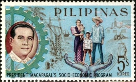 Pres. Macapagal and Filipino family