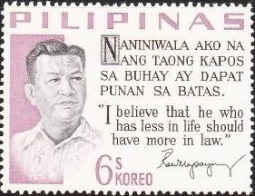 Presidential Credo - Ramon Magsaysay (1907-1957)
