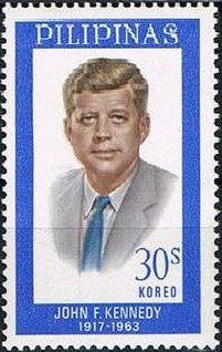 Stamp, John F. Kennedy (1917-1963), Philippines,  , Heads of State, Famous People