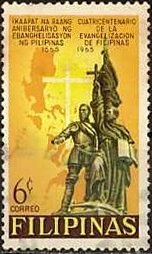 Legaspi-Urdaneta Monument & Map of Philippines