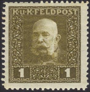 Stamp, Emperor Franz Josef, Austria,  