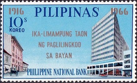 50th anniversary of Philippines national bank