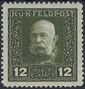 Stamp, Emperor Franz Josef, Austria,  