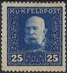Stamp, Emperor Franz Josef, Austria,  