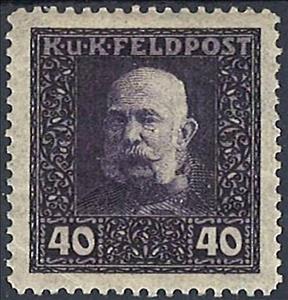 Stamp, Emperor Franz Josef, Austria,  