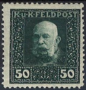 Stamp, Emperor Franz Josef, Austria,  