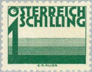 Stamp, Digit & beams, Austria,  , Numbers