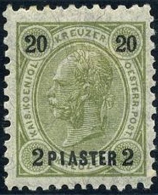 "PIASTER" on emperor Franz Joseph