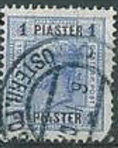 Stamp, "PIASTER" on emperor Franz Joseph, Austria,  