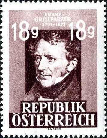 Franz Grillparzer, 75th anniversary of his death