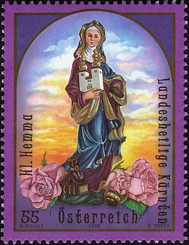 The Patron Saint Hemma (Carinthia)