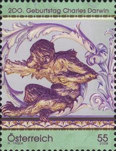 Stamp, Evolution – Apeman, Austria,  