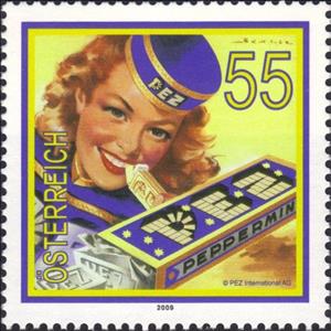 Stamp, Pez, Austria,  , Candy, Promotional Posters