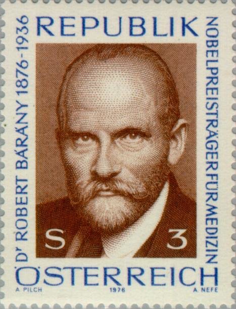 Dr. Robert Bárány (1876-1936) physician, nobelprice 1914