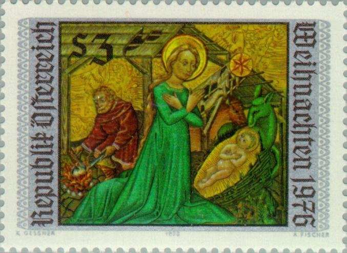 "Birth of Christ", altar in St. Lambrecht Abbey