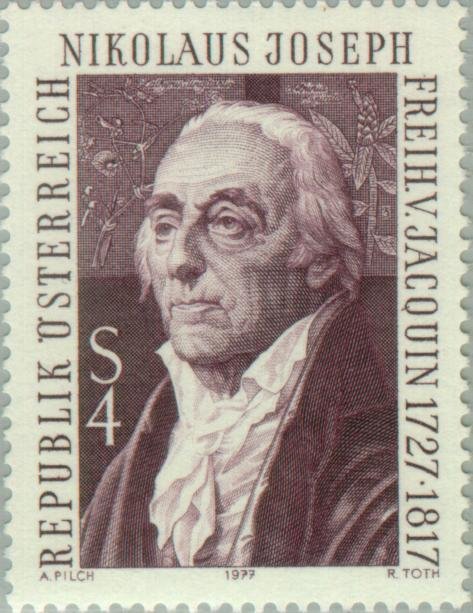 Freiherr von Jacquin, Nikolaus Joseph (1727-1817) botanist