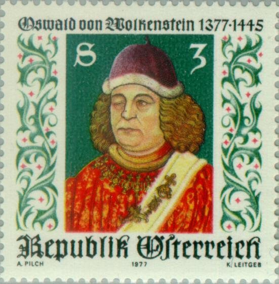 Oswald von Wolkenstein (1377-1445) poet & composer