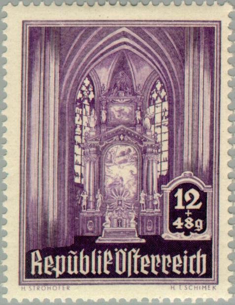 Baroque high altar before destruction in 1945