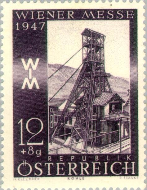 Mine shaft of a brown coal mine