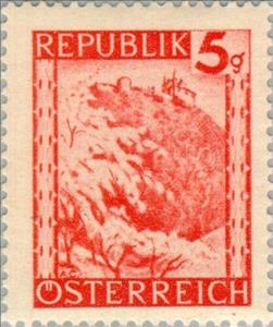 Stamp, Leopoldsberg (Vienna), Austria,  , Landscapes